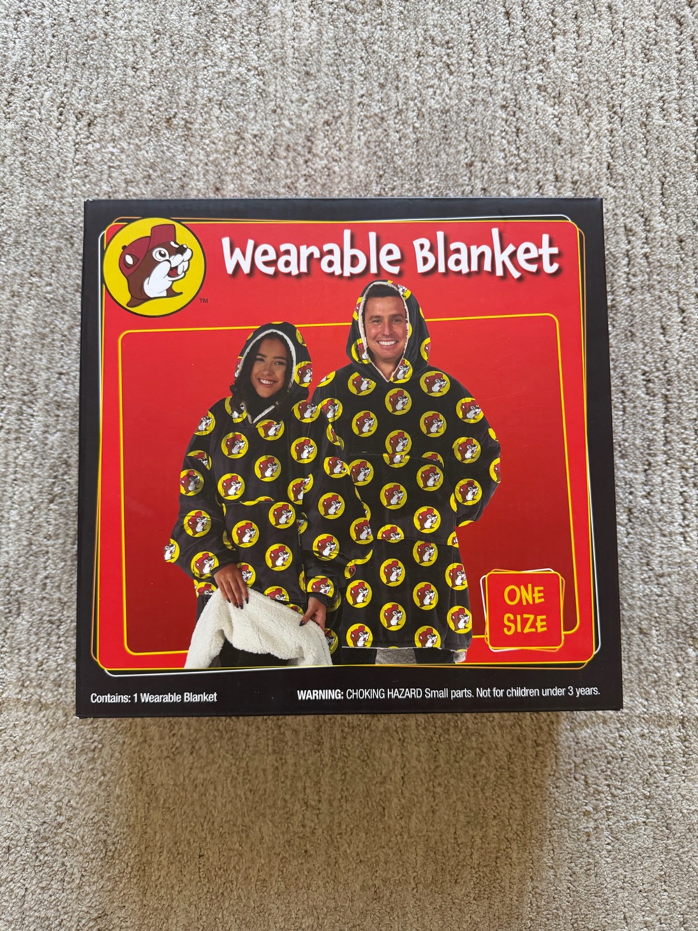Buc-ees - one size Black Wearable Blanket